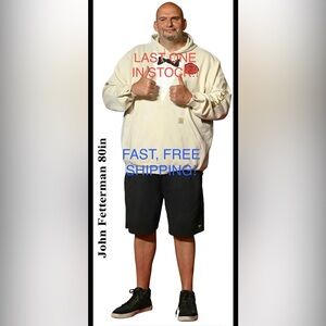 John Fetterman Life Size Cardboard Cutout Free Shipping!